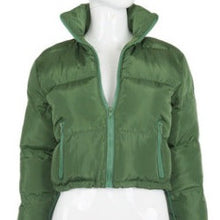 Load image into Gallery viewer, Crop Winter Jacket - Secret Apparel
