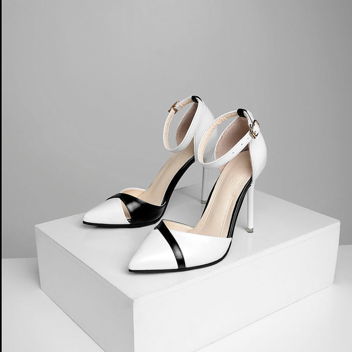 Pointed-Toe High Heel Sandals - Secret Apparel