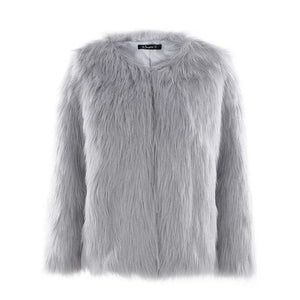 Faux Fur Winter Coat - Secret Apparel