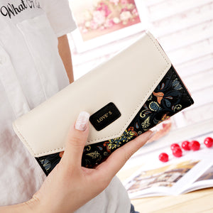 Floral Print Wallet - Secret Apparel