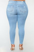 Load image into Gallery viewer, Stretchable Plus Size Distressed Pants - Secret Apparel
