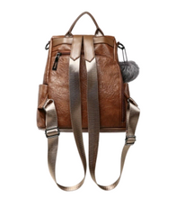 Load image into Gallery viewer, Soft PU Leather Backpack - Secret Apparel
