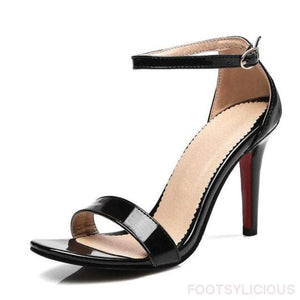 Ankle Strap High Heel Sandals - Secret Apparel