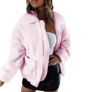 Plush Warm Loose Jacket - Secret Apparel