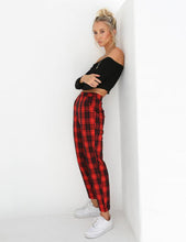 Load image into Gallery viewer, High Waist Check Pants - Secret Apparel
