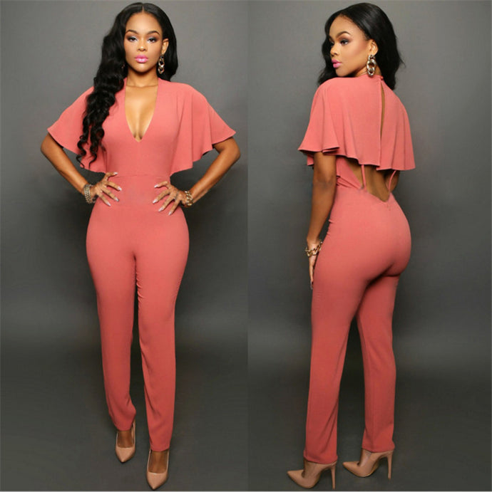 Loose Fit Casual Jumpsuit - Secret Apparel