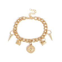 Load image into Gallery viewer, Gold Silver Ornaments Bracelet - Secret Apparel
