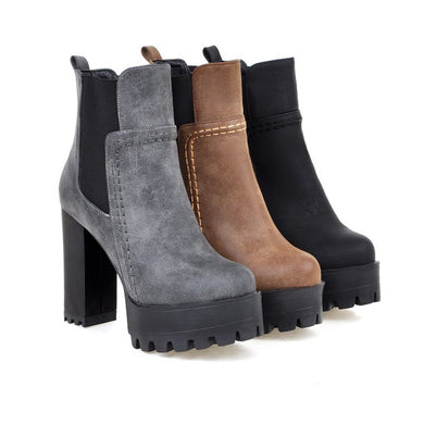 High Heel Ankle Boots - Secret Apparel