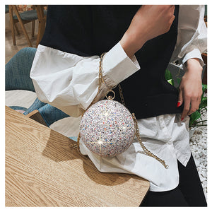 Round Ball Bling Handbag - Secret Apparel