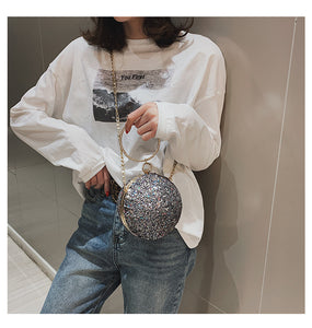 Round Ball Bling Handbag - Secret Apparel