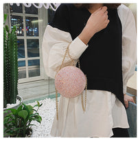 Load image into Gallery viewer, Round Ball Bling Handbag - Secret Apparel
