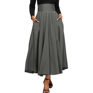 High Waist Pleated Skirt - Secret Apparel