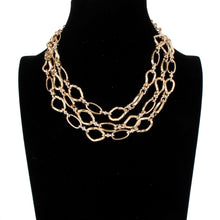 Load image into Gallery viewer, Metallic Chain Golden Necklace - Secret Apparel
