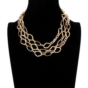 Metallic Chain Golden Necklace - Secret Apparel