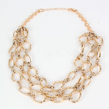 Load image into Gallery viewer, Metallic Chain Golden Necklace - Secret Apparel
