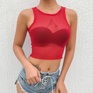 Backless Crop Top - Secret Apparel