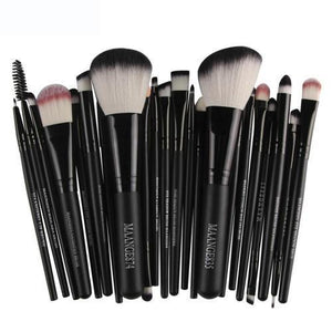 22 Piece Cosmetic Makeup Brush Set - Secret Apparel