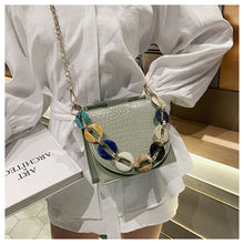 Load image into Gallery viewer, Chain Ornament Shoulder Handbag - Secret Apparel
