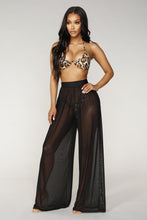 Load image into Gallery viewer, see through wide leg pants - Secret Apparel
