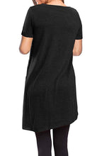 Load image into Gallery viewer, Short Sleeve Loose Dress Top - Secret Apparel
