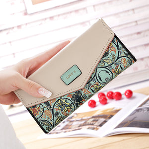 Floral Print Wallet - Secret Apparel