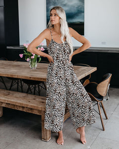 Animal Print Jumpsuit - Secret Apparel