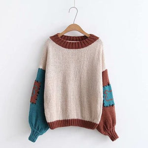 Lantern Sleeve Sweater - Secret Apparel