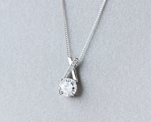 Sterling Silver Pendant Necklace - Secret Apparel