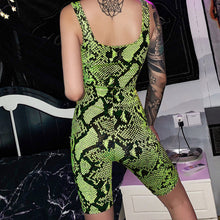 Load image into Gallery viewer, Yellow Snake Print Jumpsuit - Secret Apparel
