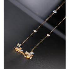 Load image into Gallery viewer, Gypsophila Aquamarine Necklace - Secret Apparel
