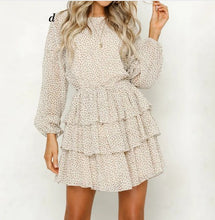 Load image into Gallery viewer, Tiered Polka Dot Short Dress - Secret Apparel
