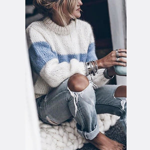 Mohair Knitted Sweater - Secret Apparel