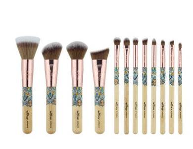 12 PCS Wooden Brush Set - Secret Apparel