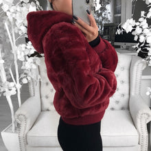 Load image into Gallery viewer, Faux Fur Zipper Coat - Secret Apparel
