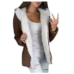 Faux Fur Lined Jacket - Secret Apparel