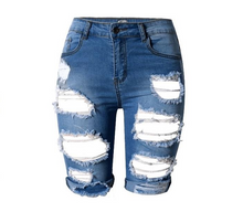 Load image into Gallery viewer, Distressed Knee High Pants - Secret Apparel
