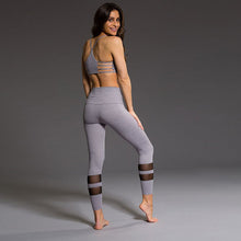 Load image into Gallery viewer, Mesh twin patch fitness leggings - Secret Apparel
