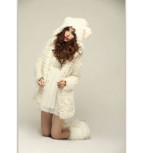 Load image into Gallery viewer, Bear Ears Hooded Wool Coat - Secret Apparel
