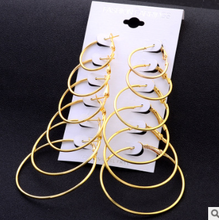 Load image into Gallery viewer, Multi-Size Circular Earrings - Secret Apparel
