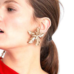 Big Flower Earrings - Secret Apparel