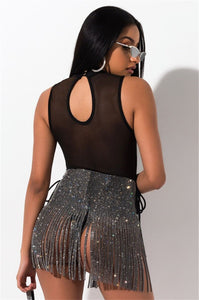 Bling Strap Skirt - Secret Apparel