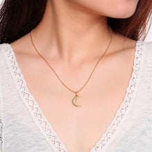 Load image into Gallery viewer, Crescent Pendant Necklace - Secret Apparel
