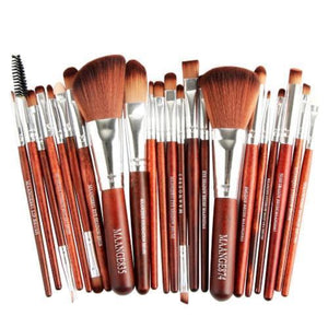 22 Piece Cosmetic Makeup Brush Set - Secret Apparel