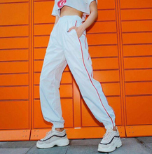 Load image into Gallery viewer, White High Waist Joggers - Secret Apparel
