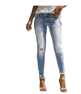 Low Waist Light Wash Jeans - Secret Apparel