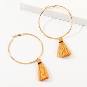 Metallic Circular Earrings - Secret Apparel