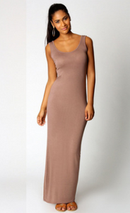 Sleeveless Bodycon Maxi Dress - Secret Apparel