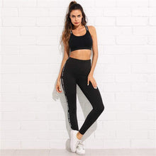 Load image into Gallery viewer, Black Slim Workout Leggings - Secret Apparel
