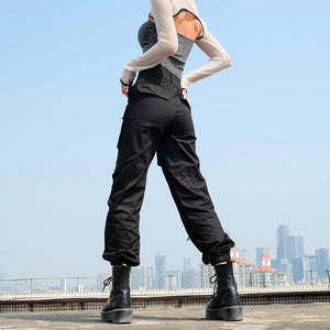 Black Cargo Pants - Secret Apparel