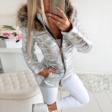 Load image into Gallery viewer, Hooded Faux Fur Jacket - Secret Apparel
